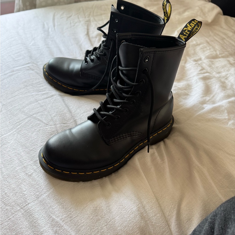Dr. Martens Black Leather Boots